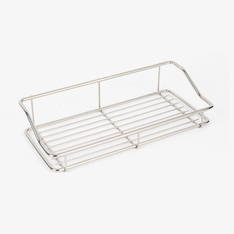 Stainless Steel No-Drill Bathroom at Shelf