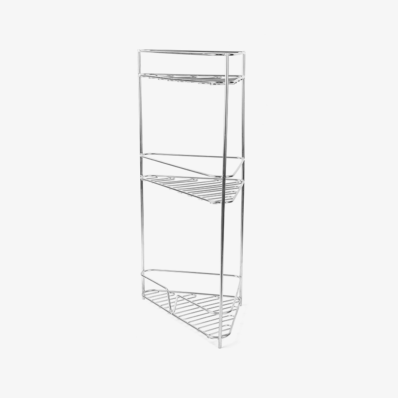 III-Tier anguli Bathroom Organizer Shelf