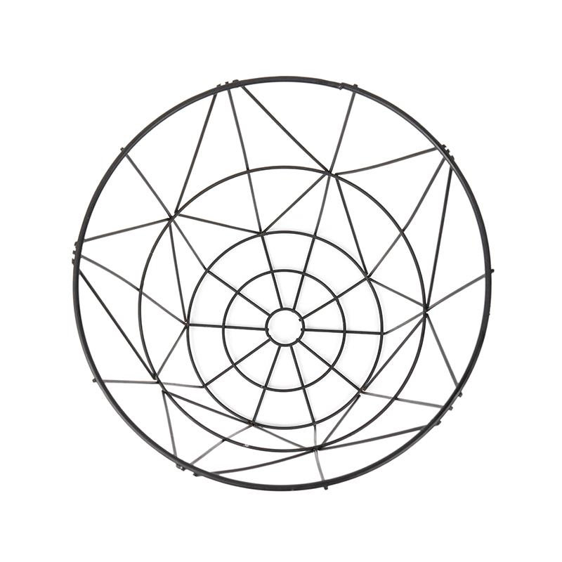 Nigrum circum Wire Mesh quisquiliis potest ad officium & Cubiculum