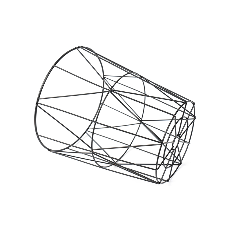 Nigrum circum Wire Mesh quisquiliis potest ad officium & Cubiculum