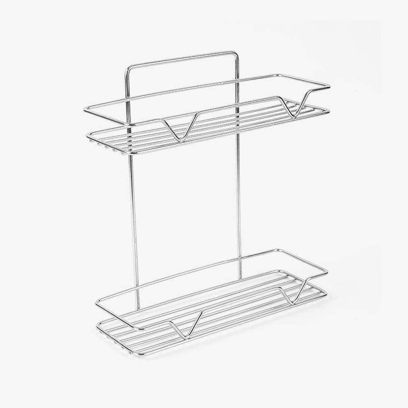 2-Tier Bathroom Organizer Vanitas Tray & Spice Rack