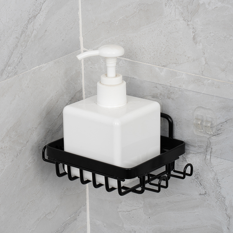 Rustproof Wall-elevatae Soap Holder ad imbrem