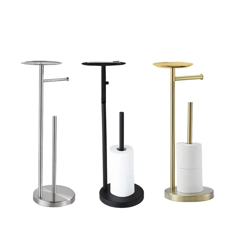 Freestanding Latrina charta Holder apud Shelf